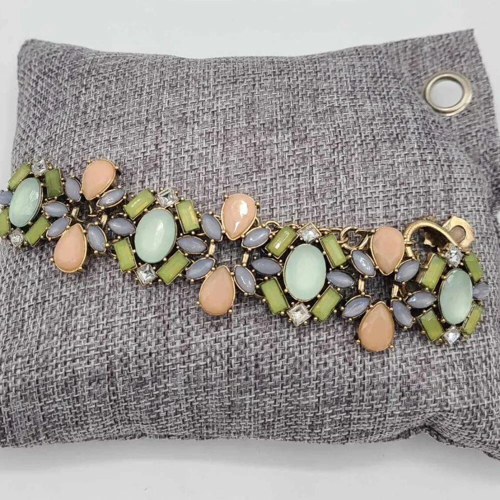 J Crew Factory Pastel Statement Bracelet NWOT!